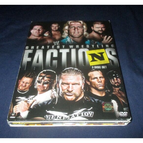 WWE: Greatest Wrestling Factions (DVD, 2014, 3-Disc Set) - Picture 1 of 4